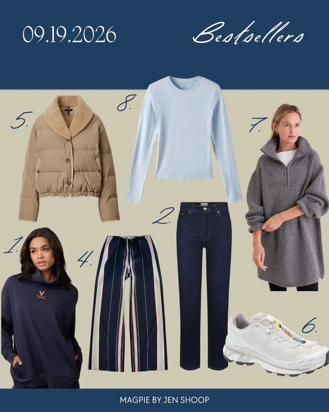 Bestsellers women's fashion Magpie by Jen Shoop