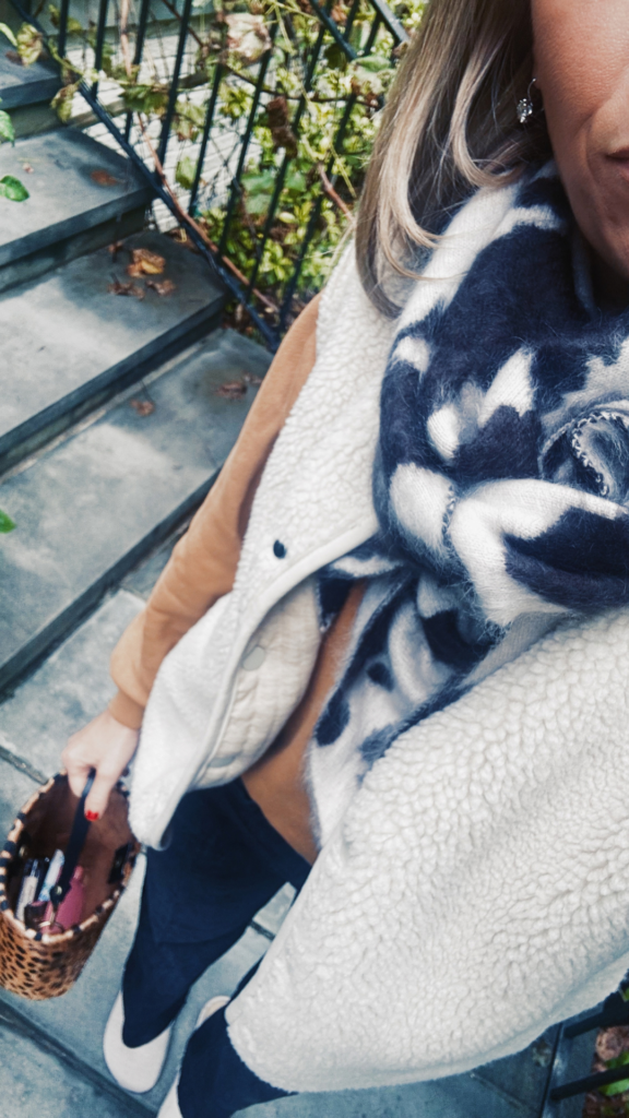 Cowhide scarf
