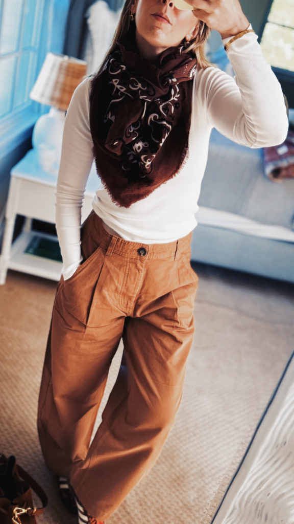 Pleated Khakis 
