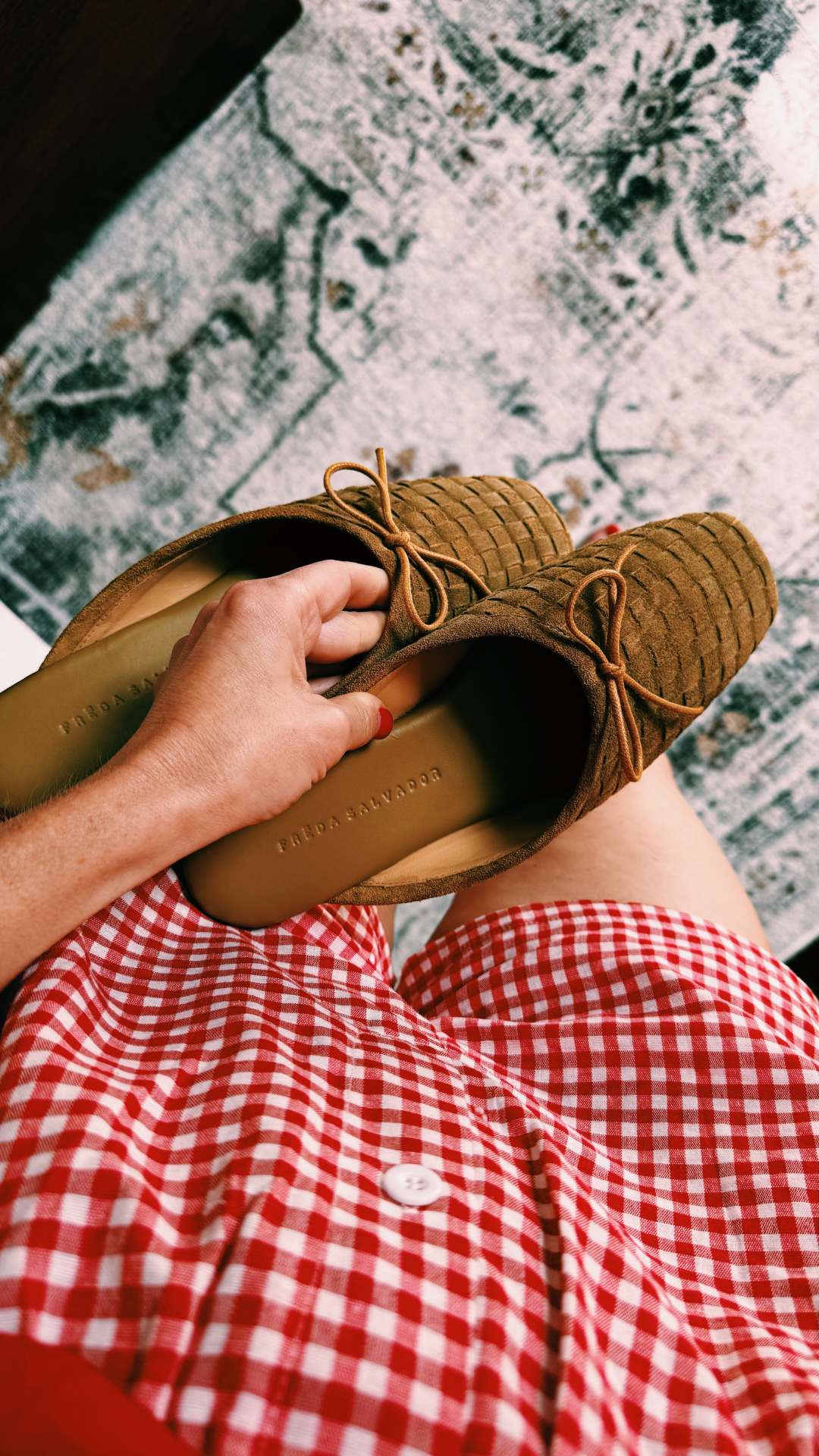 Suede Mules