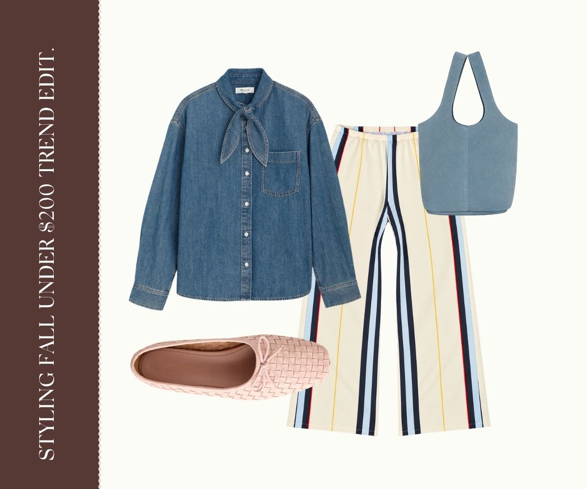 Styling fall under $200 trend edit collage.