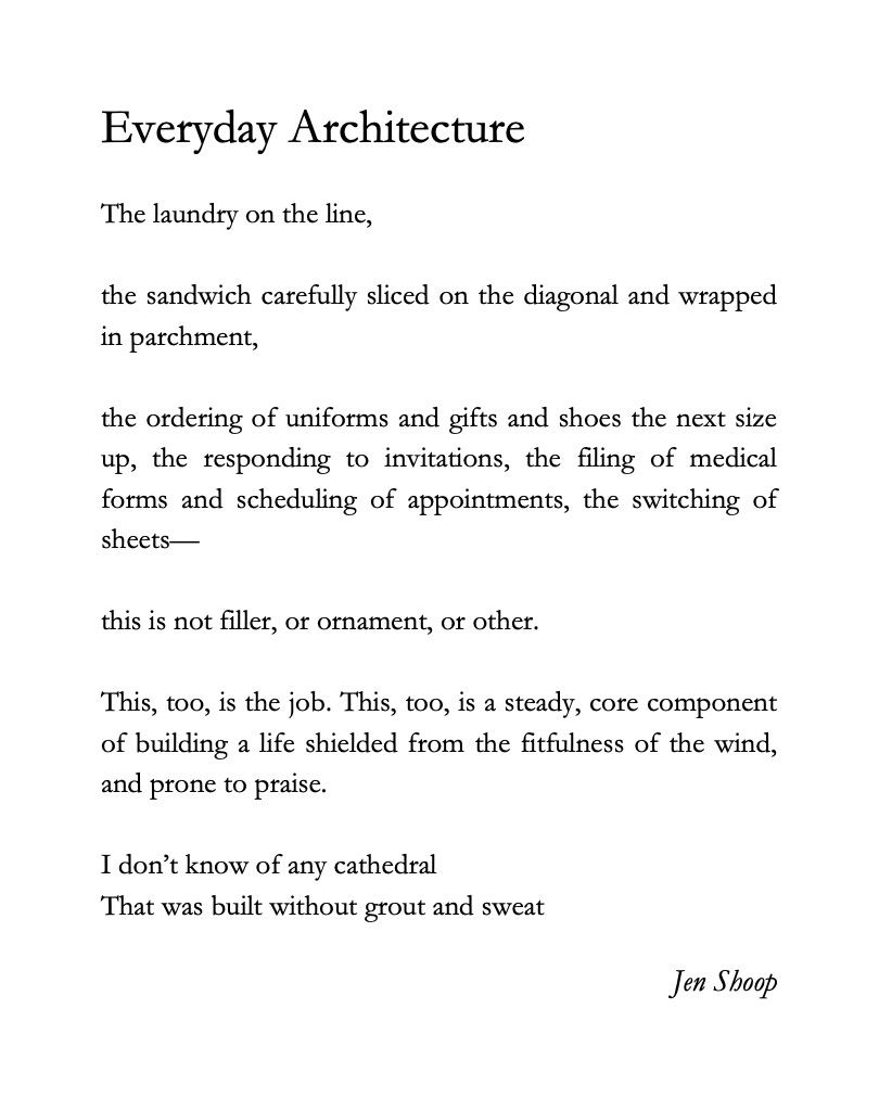 everyday architecture by jen shoop