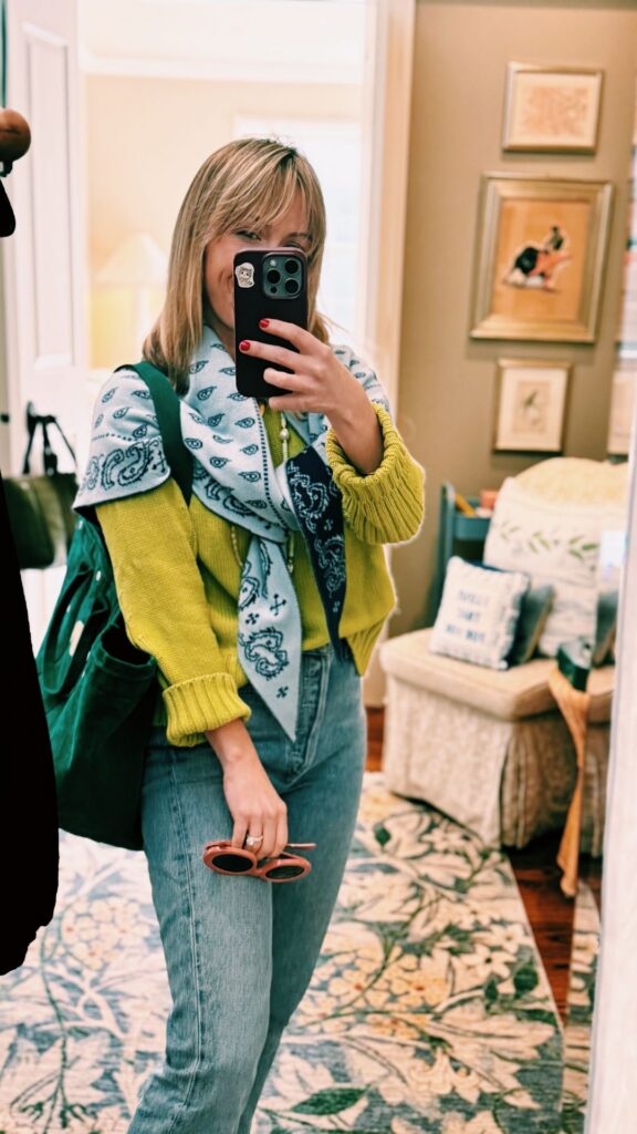 Green Sweater 
