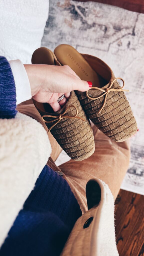 suede mule 