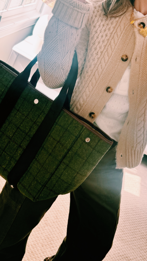 Tweed Tote Bag 