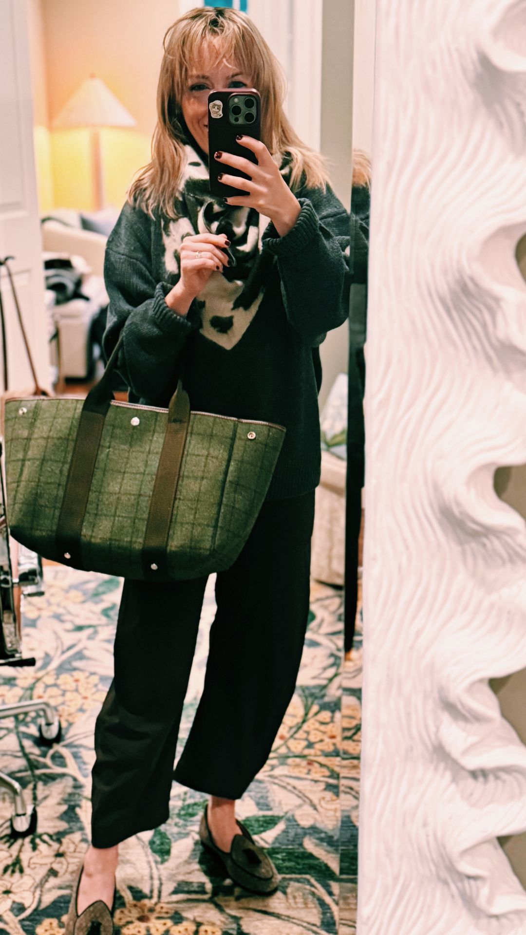 Tweed Tote Bag 