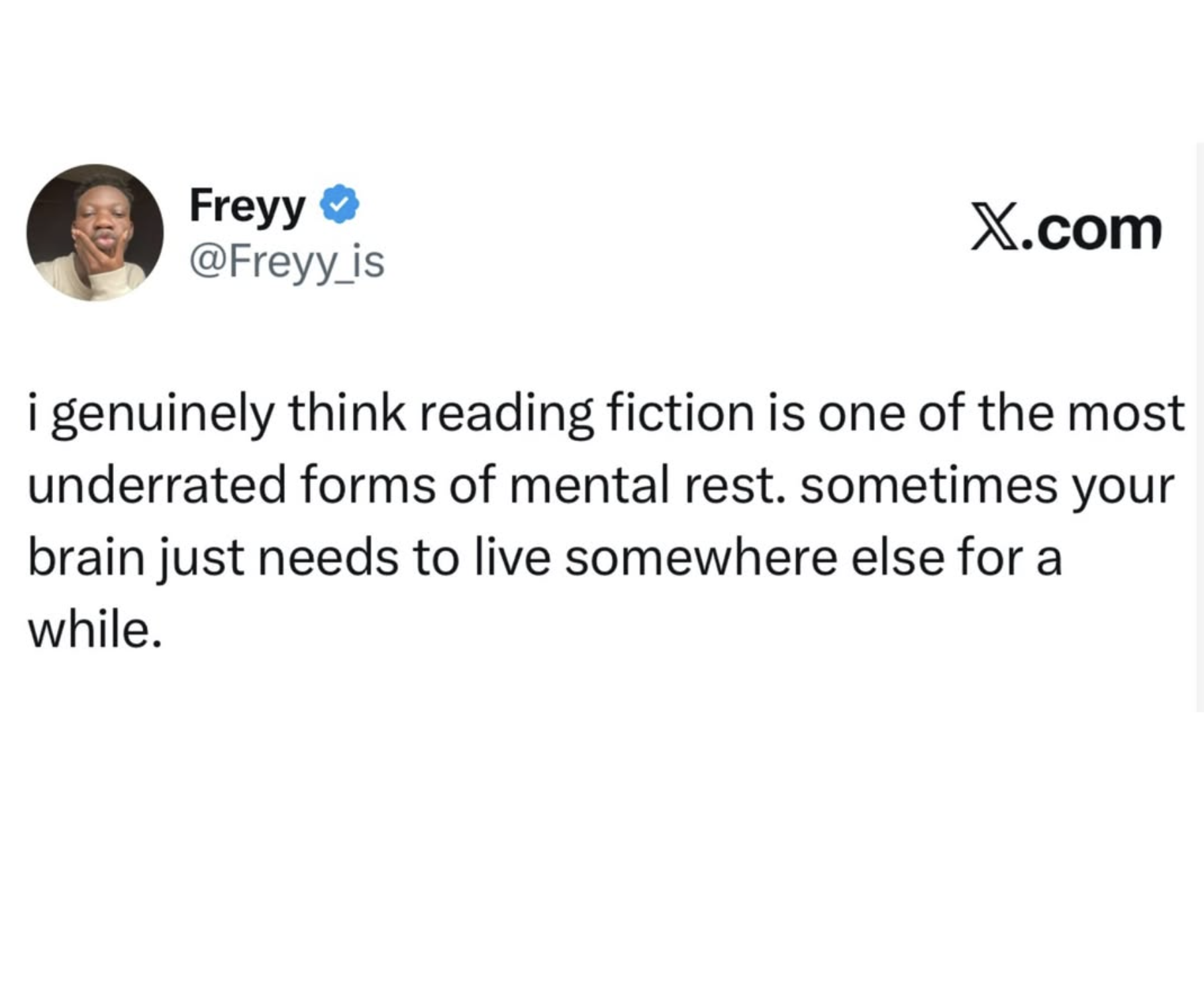 reading fiction