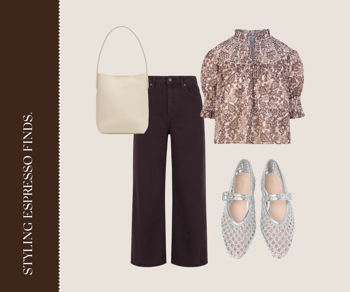 Styling espresso finds collage.