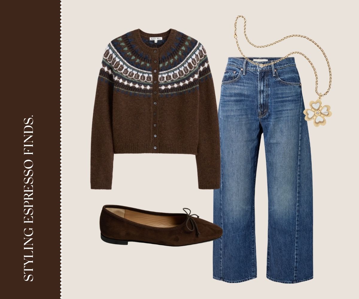 Styling espresso finds collage.