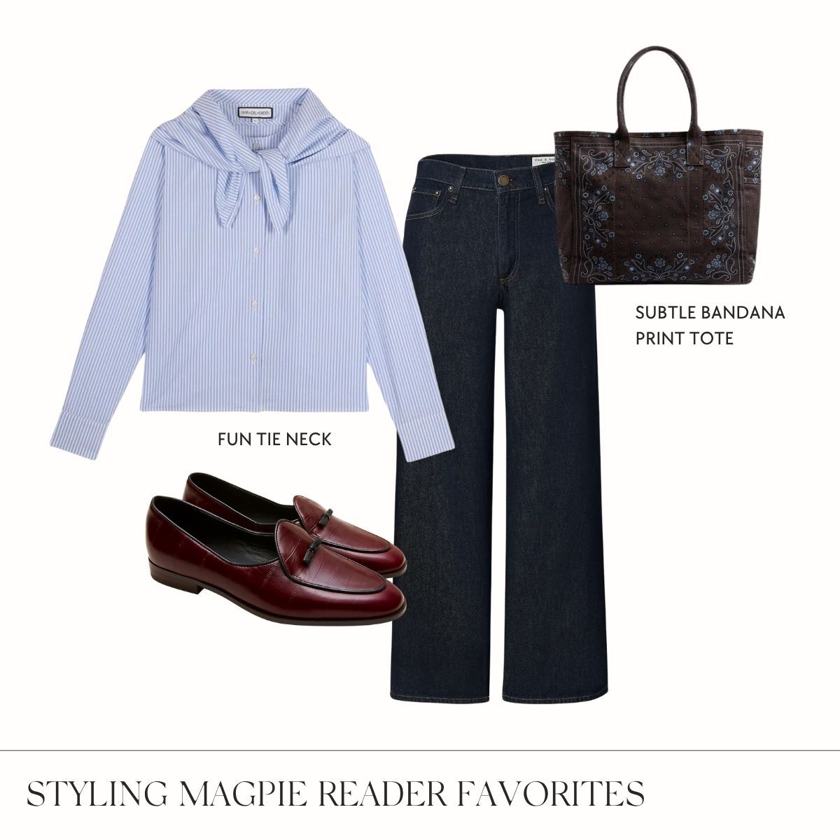 Styling magpie reader favorites collage. 