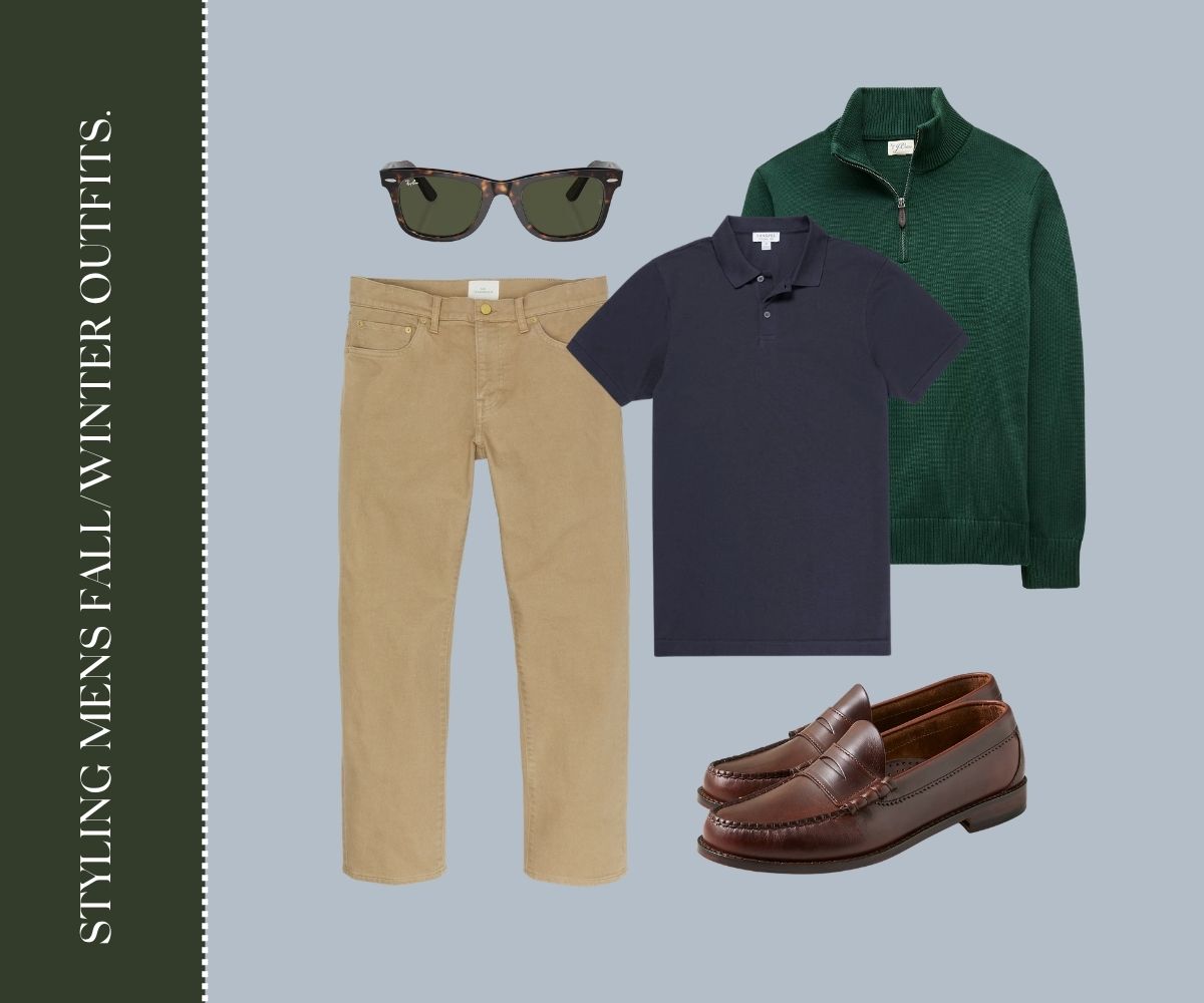 Styling mens fall/winter outfits.