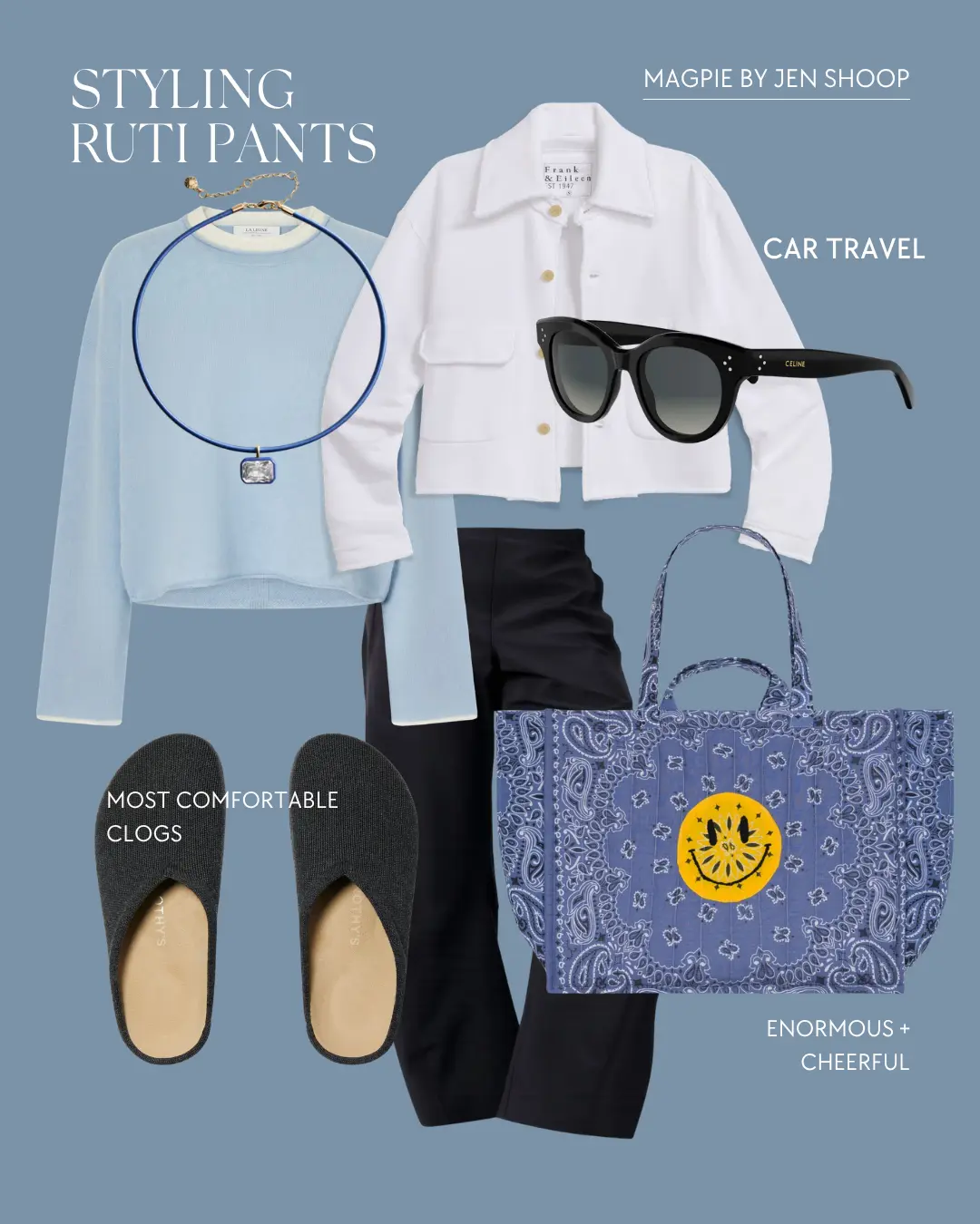 styling ruti on the loose pants
