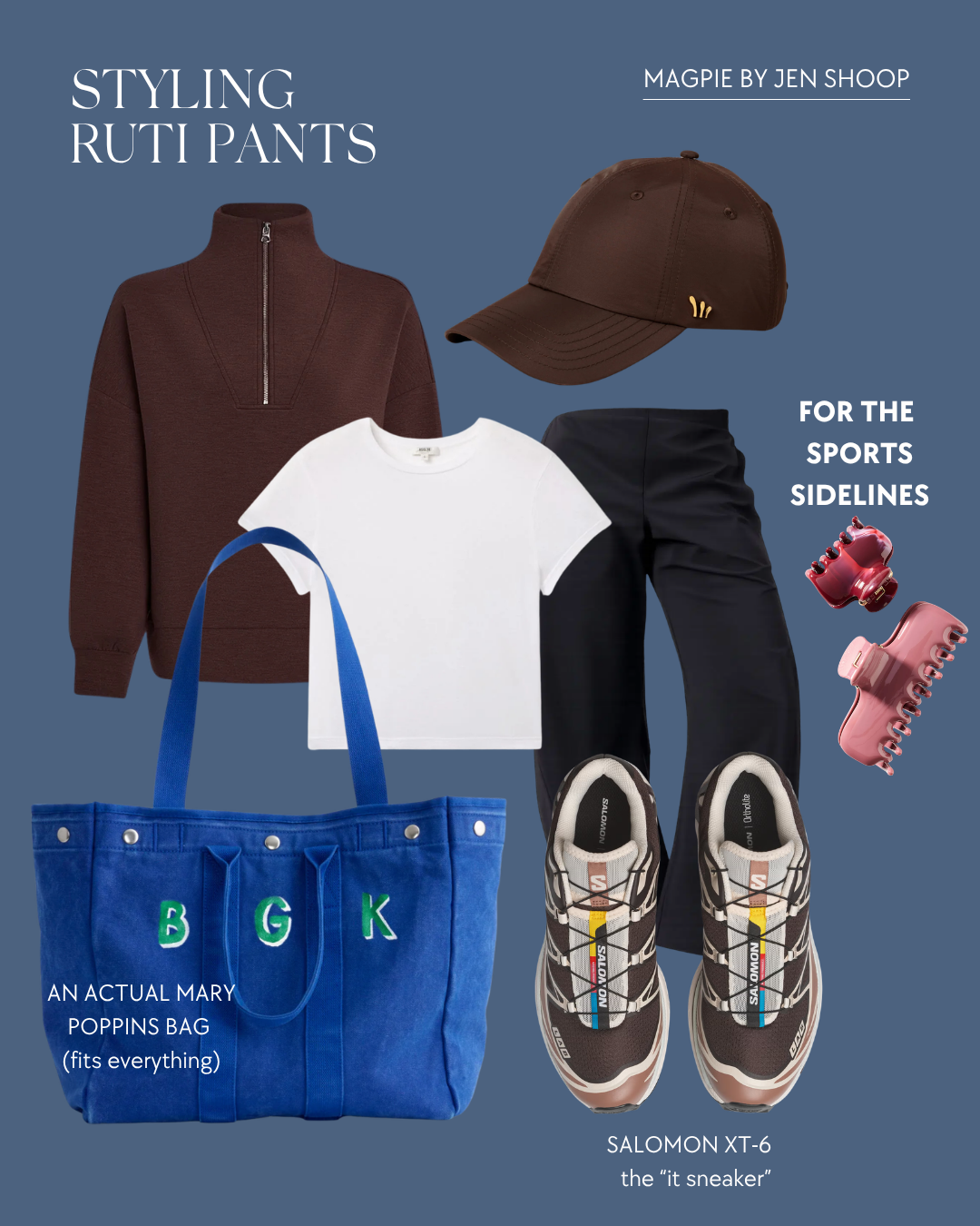 styling ruti on the loose pants
