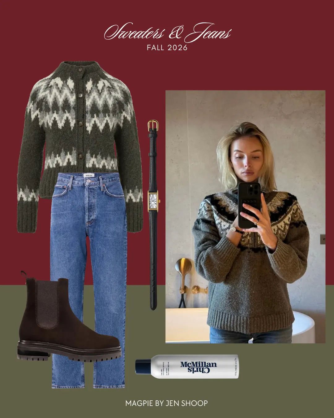 sweater and jeans outfit