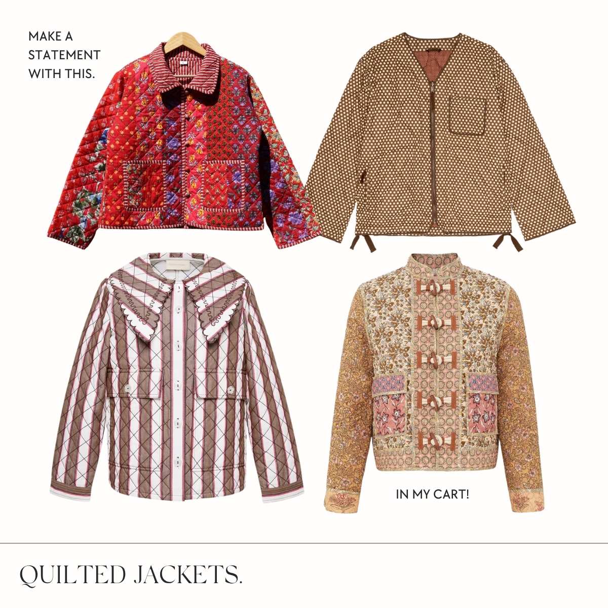 Fall 2026 statement outerwear edit collage.