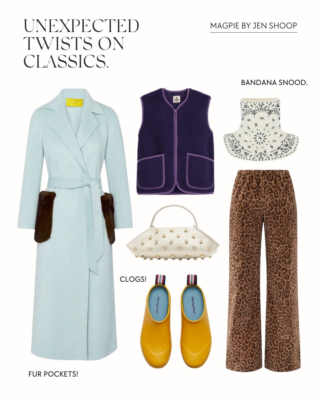 Unexpected twists on classics collage.