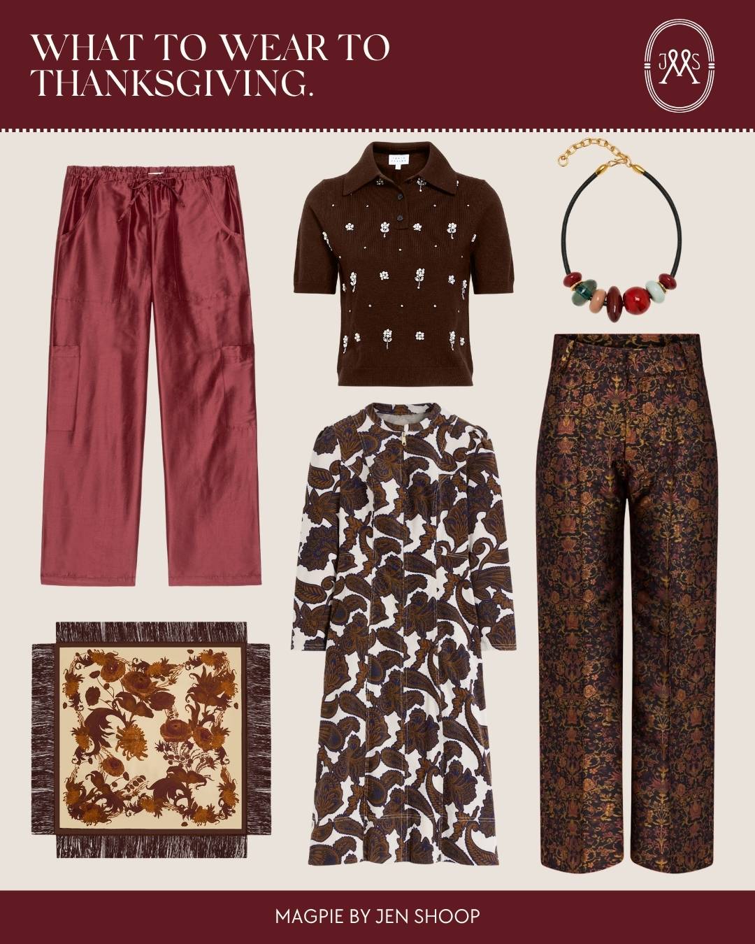 What to wear to thanksgiving collage.